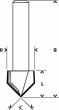 V-Nutfräser Expert for Wood, 8&nbsp;mm, D 31,8&nbsp;mm, L 19&nbsp;mm, G 51&nbsp;mm, 90° Produktbild img3 S