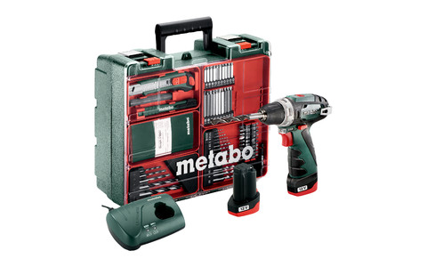 Akku-Bohrschrauber PowerMaxx BS Mobile Werkstatt (600080880) Mobile Werkstatt; Kunststoffkoffer; 12V 2x2Ah Li-Power + LC 40 Produktbild img2 L