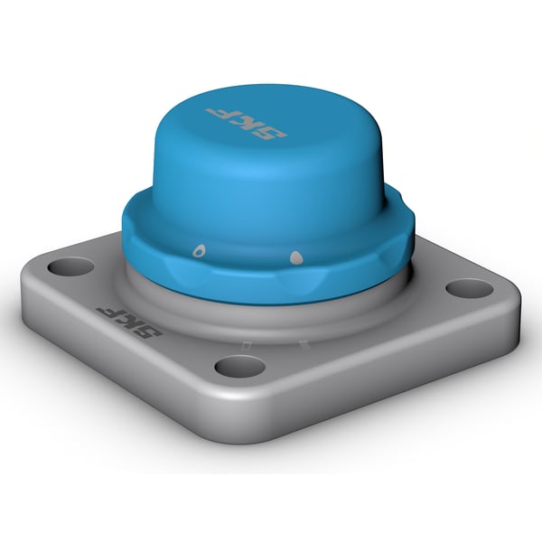 Geflanschte Kugellagereinheit mit Gehäuse aus Verbundmaterial oder Metallguss Produktbild img1 L