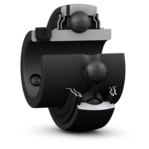 Hochtemperatur-Spannringlager mit Gewindestiften und breiter ausgeführtem Innenring Produktbild img1 L