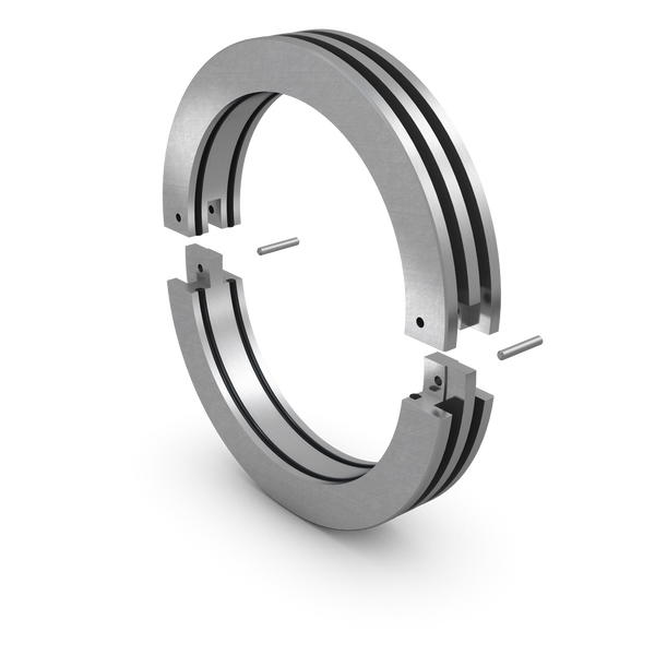 Dreifach-Labyrinthdichtung aus Aluminium für Dreifach-Labyrinthkartuschen SKF Cooper Produktbild img1 L