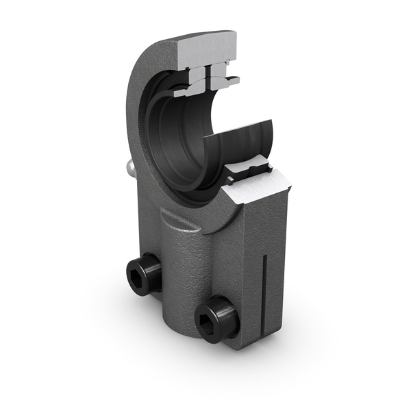 Gelenkkopf, wartungspflichtig, Innengewinde mit Klemmschrauben Produktbild img1 L