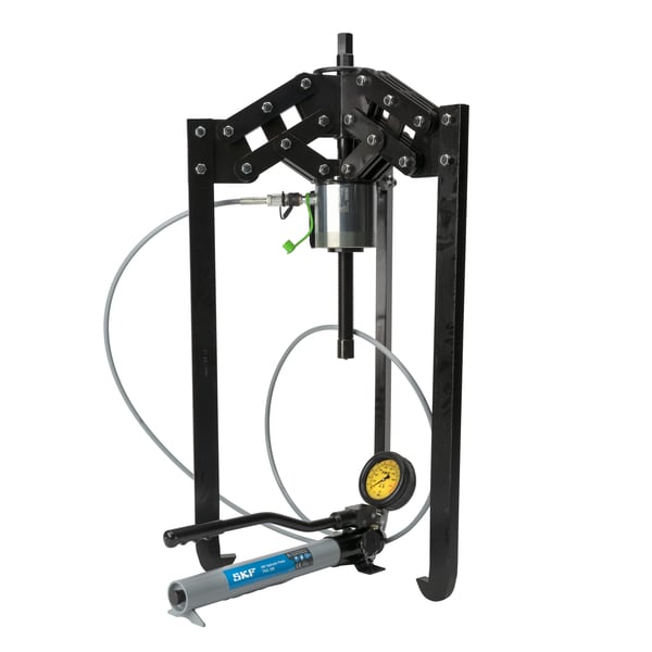 Hydraulically-assisted heavy duty jaw puller with Hydraulic pump with large oil container Produktbild img1 L