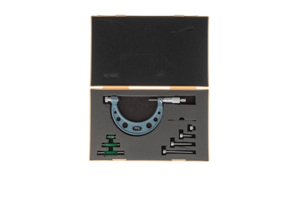 Bügelmessschraube mit auswechselbarem Messamboss 0-4" Produktbild img2 L