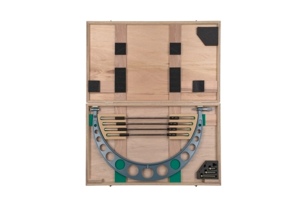Bügelmessschraube mit auswechselbarem Messamboss 8-12" Produktbild img2 L