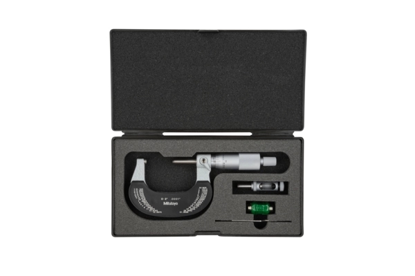 Bügelmessschraube mit auswechselbarem Messamboss 0-2" Produktbild img3 L
