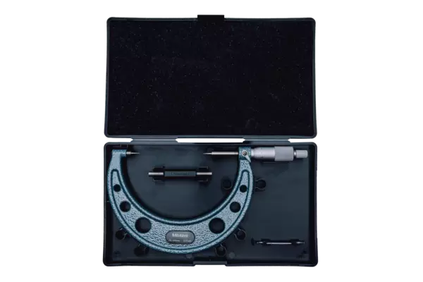 Bügelmessschraube mit Hartmetallspitzen 75-100 mm, 15° Spitze Produktbild img2 L
