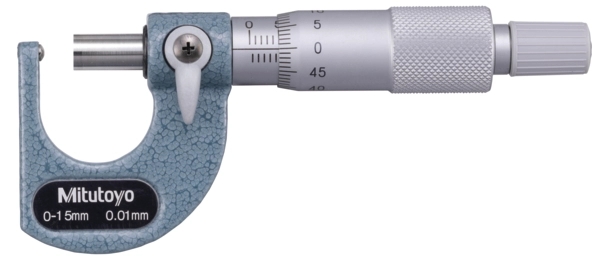 Bügelmessschraube mit sphärischem Amboss 0-15 mm, Hartmetallbestückt Produktbild img1 L