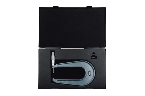 Bügelmessschraube 25-50 mm, sphärische(r) Spindel/Amboss, 150 mm Bügel Produktbild img3 L