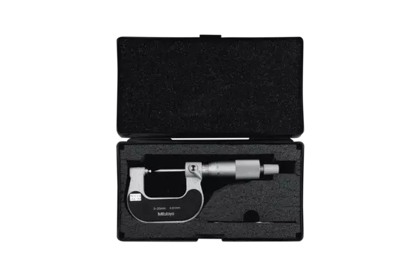 Bügelmessschraube für Gewindemessung 0-25 mm, 0,4-0,5 mm/64-48TPI Produktbild img3 L