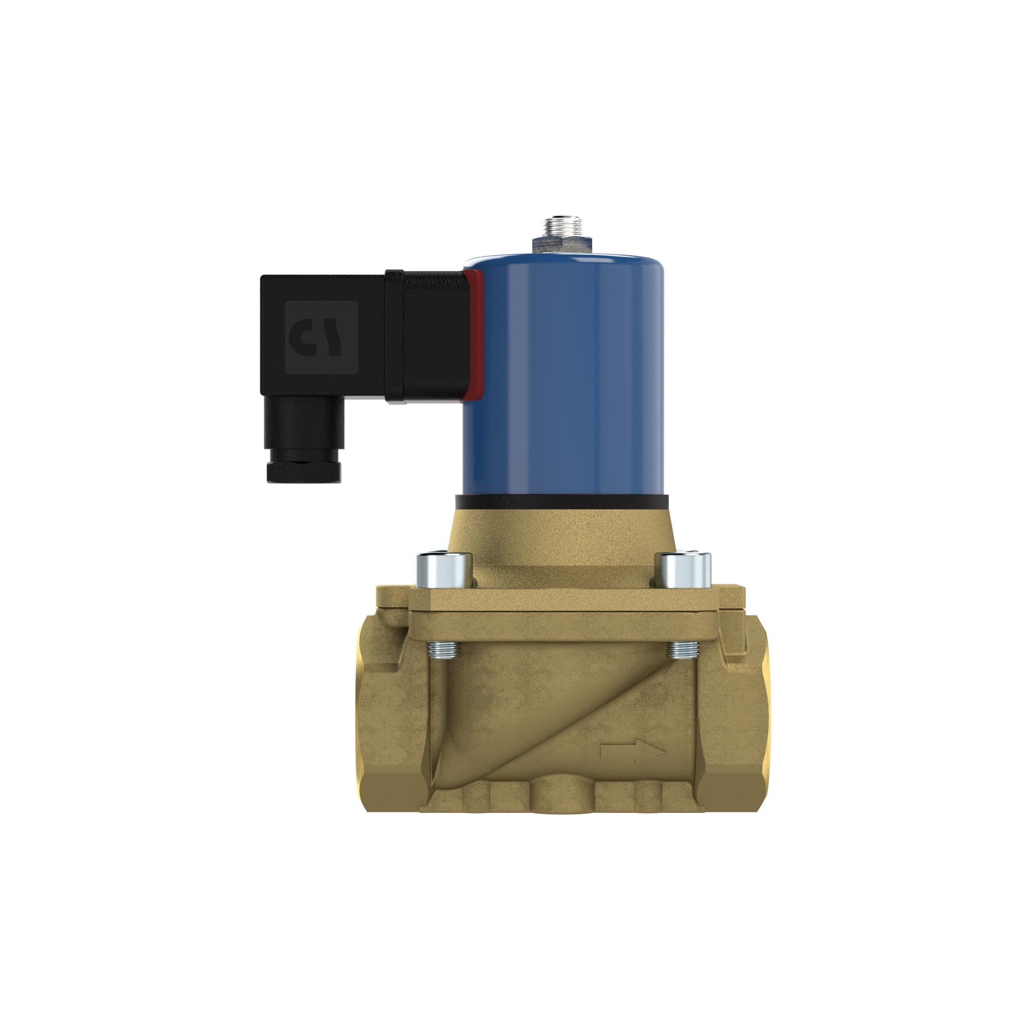 2/2 MV, NC, MS, G 1 1/2, DN40, PN 0-12, FPM, zwangsg., 24V DC Produktbild img4 L
