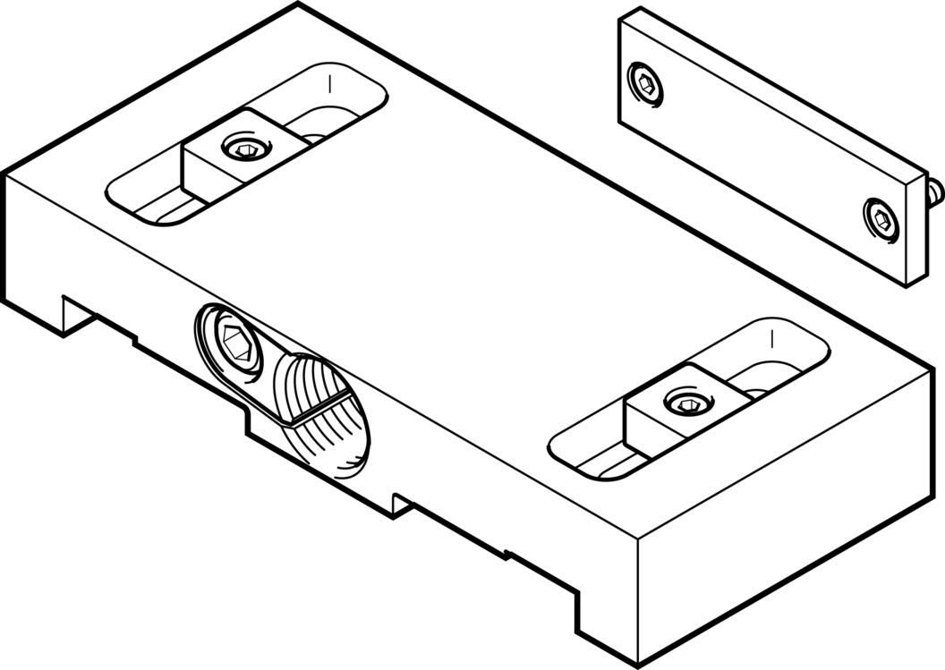 EAYH-L2-160 Stoßdämpferhalter Produktbild img1 L