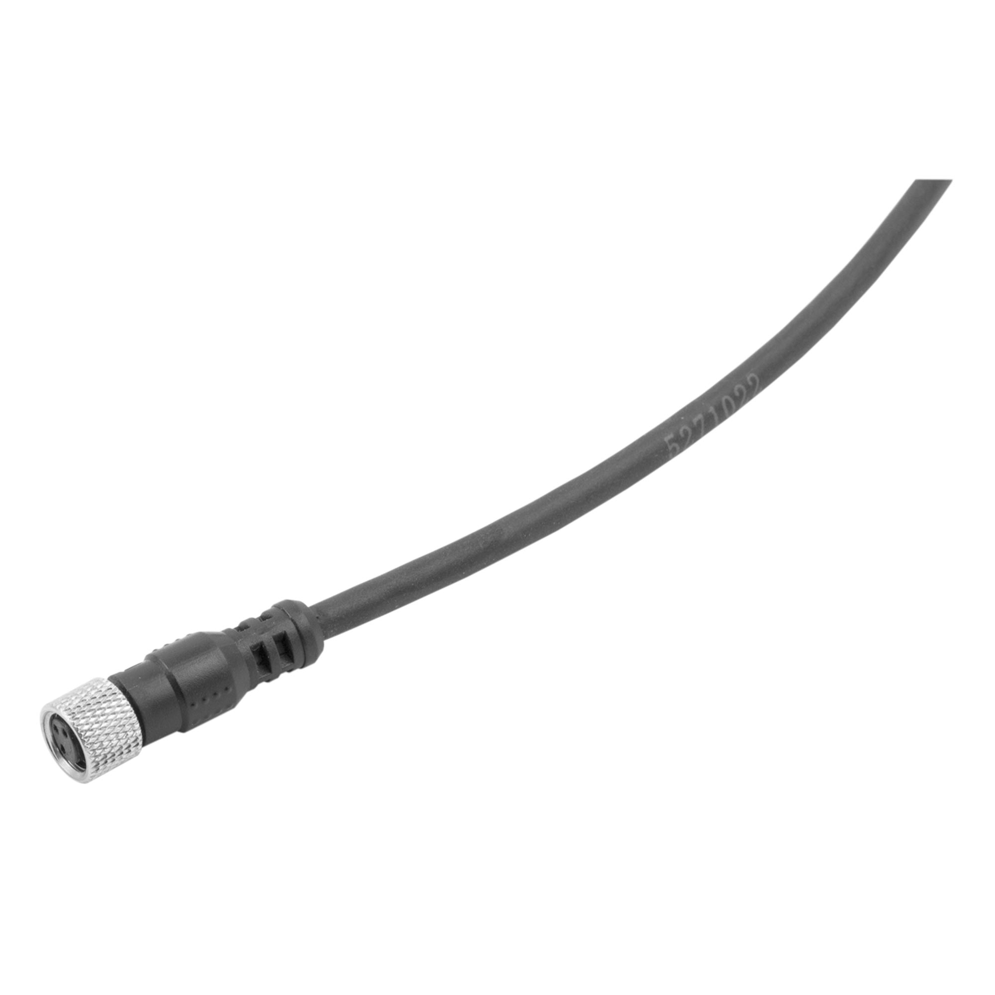 M8-Steckdose, 3-polig, 1 m Kabel, High Flex CL6 Produktbild img1 L