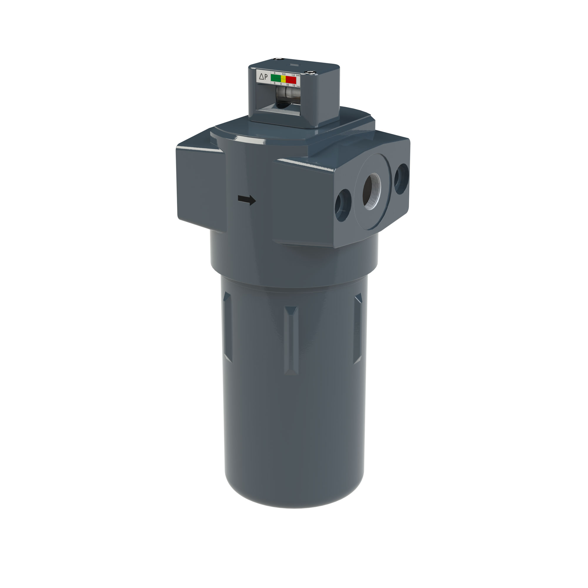 Aktivkohlefilter m. Differenzdruckmanometer, 0,003 mg/m³, G 1 1/2 Produktbild img1 L