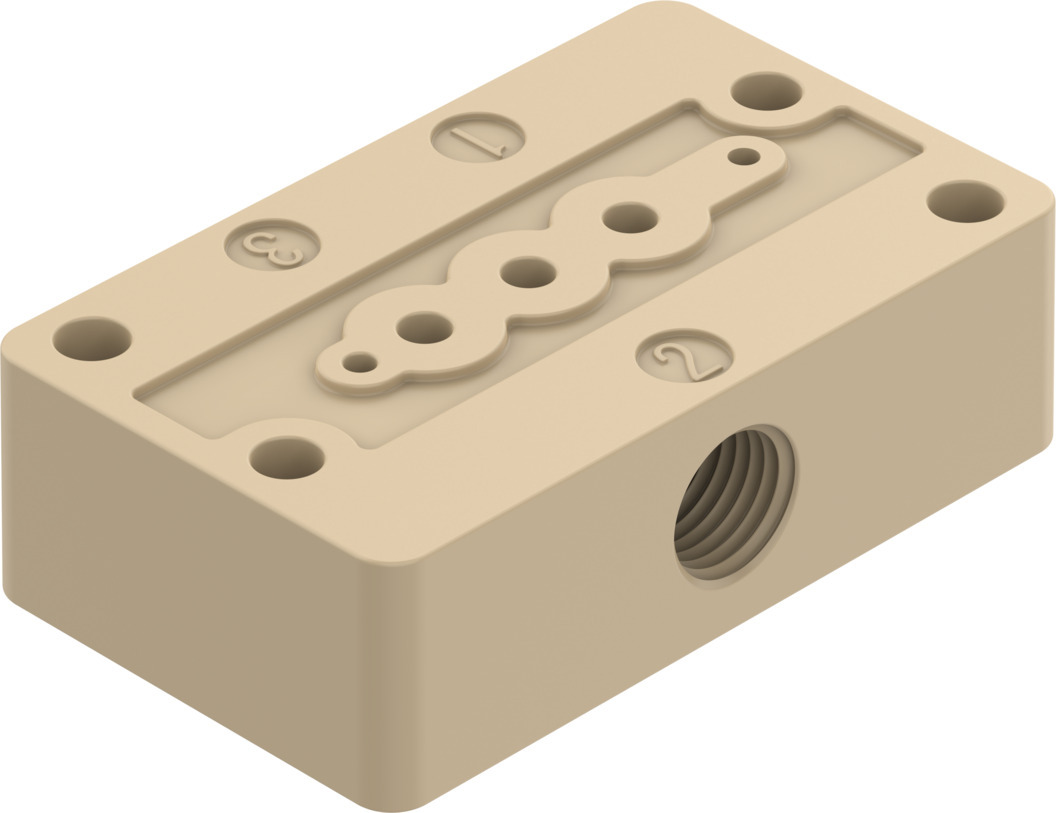 VABS-K2-12S-20-U14-P Anschlussplatte Produktbild img1 L