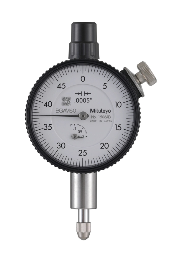 Dial Gauge, Flat Back, ANSI/AGD Type 0,125", 0,0005", 1, Nr. 1506AB Produktbild img1 L