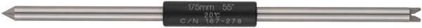 Einstellnormal Schraubengew.-Bügelmess., 55°, Länge: 175mm, Nr. 167-278 Produktbild img1 L