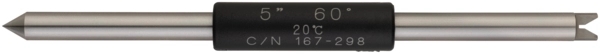 Einstellnormal für Gewindemessung 60°, Länge: 5" Produktbild img1 L