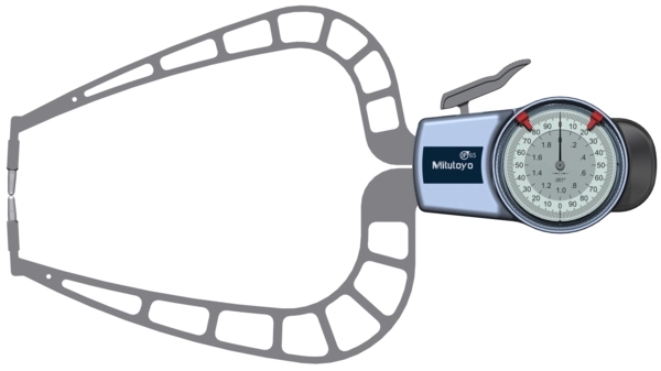 Tastarm-Messuhr Außenmessung 0-2", 0,001", Nr. 209-916 Produktbild img1 L