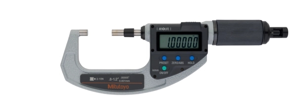 Absolute Digitale Bügelmessschraube QuickMike, Zoll/Metrisch, 0,8-1,2", 2-10N Produktbild img1 L