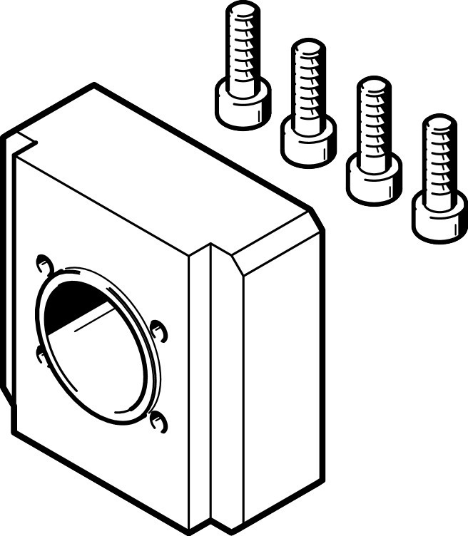 EAMF-A-L27-55A Motorflansch Produktbild img1 L