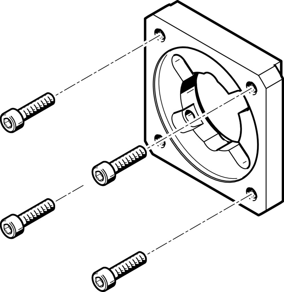 EAMF-A-38A-70A Motorflansch Produktbild img1 L