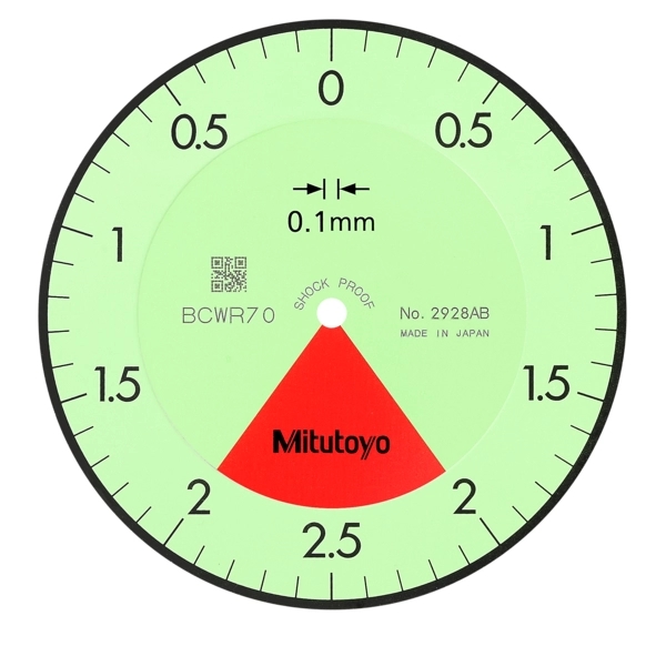 Messuhr, flache Rückwand, ISO Ausführung 2, Nr. 2928AB Produktbild img2 L
