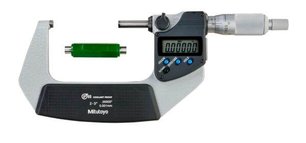Digitale Bügelmessschraube IP65, Zoll/Metrisch 2-3", Digimatic Produktbild img1 L