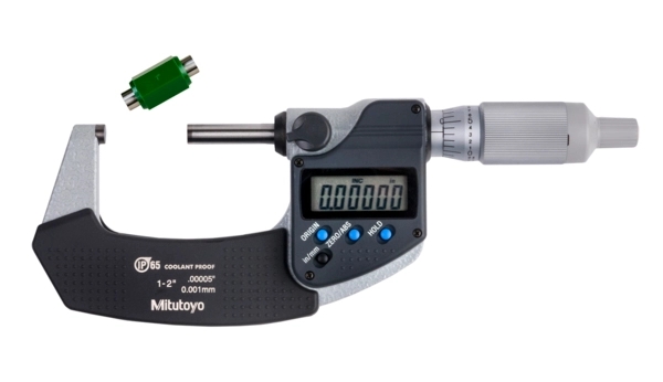 Digitale Bügelmessschraube IP65, Zoll/Metrisch 1-2", ohne Datenausgabe Produktbild img2 L