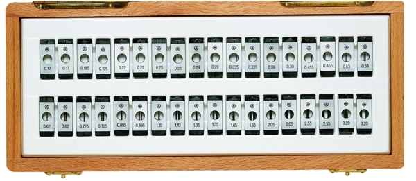 3-Draht-Gewindemessset 18 Paare, für D= 6,35 mm Spindel Produktbild img1 L
