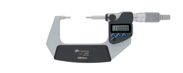 Digitale Bügelmessschraube IP65 Zoll/Metric, 1-2", 3 mm Messfläche Produktbild img1 L