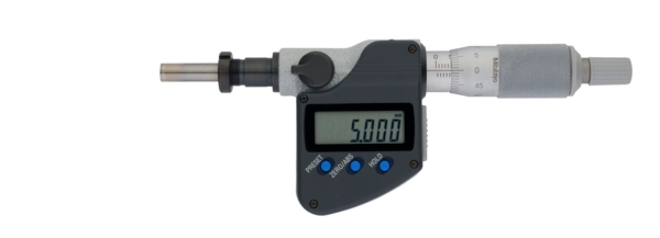 Digitale Einbaumessschraube 0-25 mm, Digimatic, Spannmutter, 10 mm Schaft Produktbild img1 L