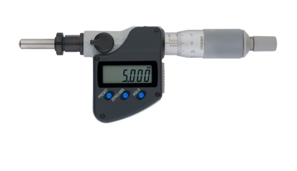 Digitale Einbaumessschraube 0-25 mm, Digimatic, Spannmutter, 10 mm Schaft Produktbild img1 L