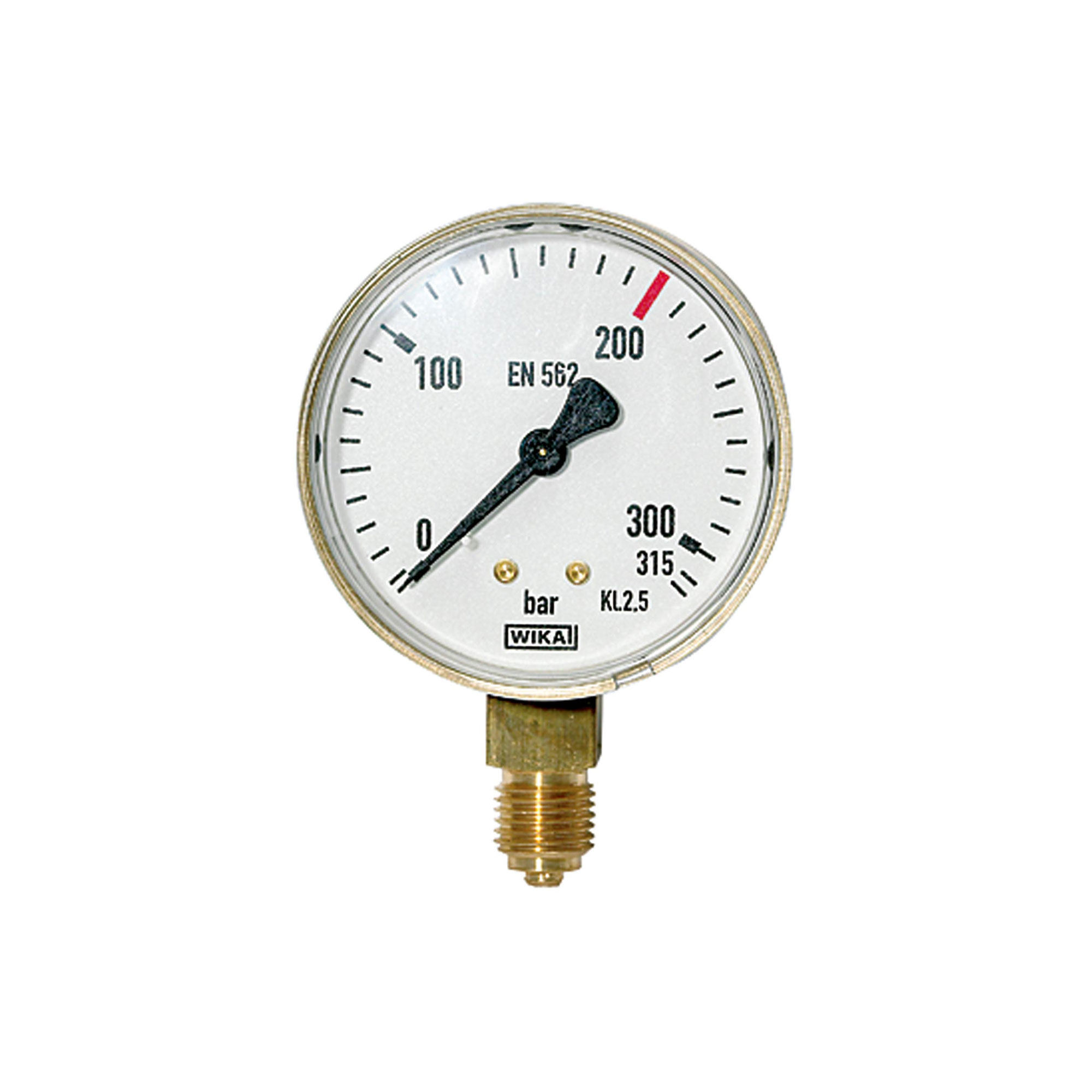 Manometer neutrale Gase, G 1/4 radial unten, 0 -315 bar, Ø 63 Produktbild img1 L