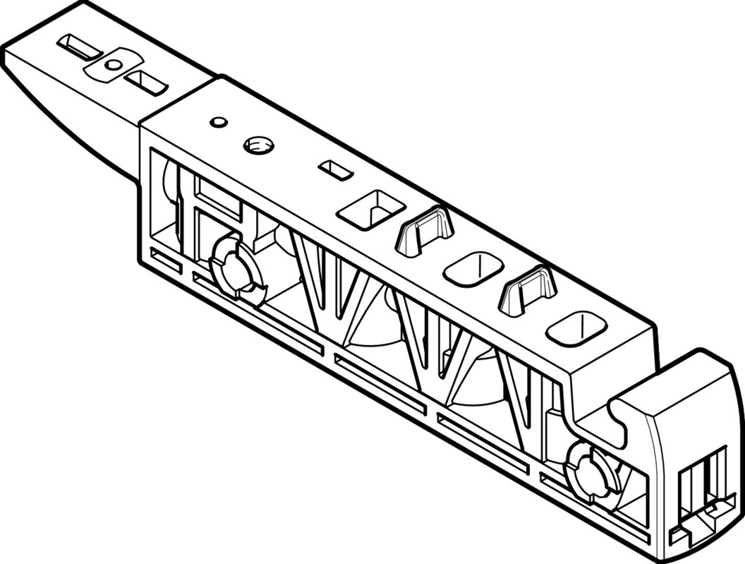 VABS-C8-12XB-QX-B Anschlussplatte Produktbild img1 L