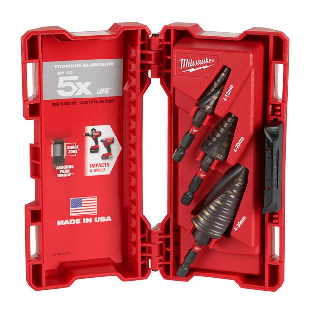 SHOCKWAVE STUFENBOHRER SET -3ST Produktbild img1 L