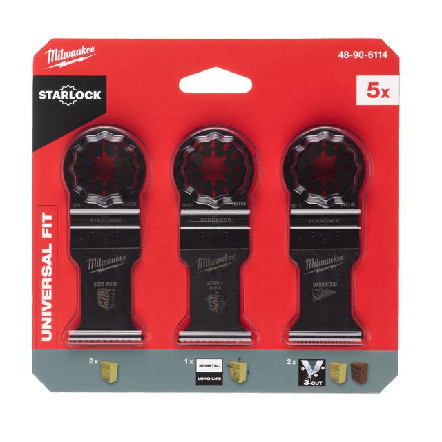 MULTITOOL ZUBEHÖRSET HOLZ STARLOCK 5-TLG Produktbild img2 L