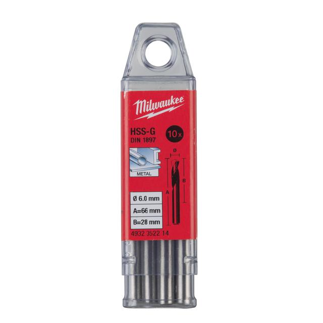 METALLBOHRER HSS-G KURZ 6.0X66MM (10) Produktbild img1 L