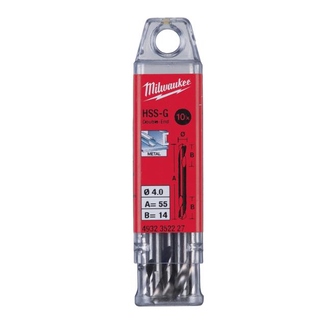METALLBOHRER HSS-G DOPPEL 4.0X55MM (10) Produktbild img1 L