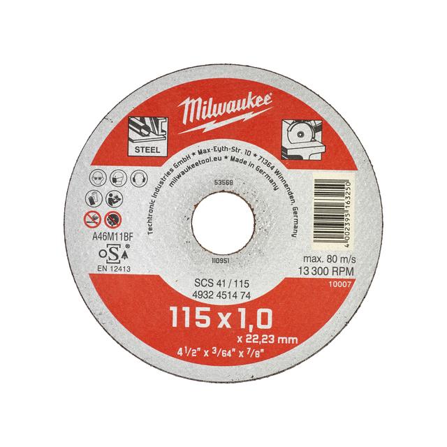 METALLTRENNSCHEIBE 115X1 MM CONTR. Produktbild img1 L