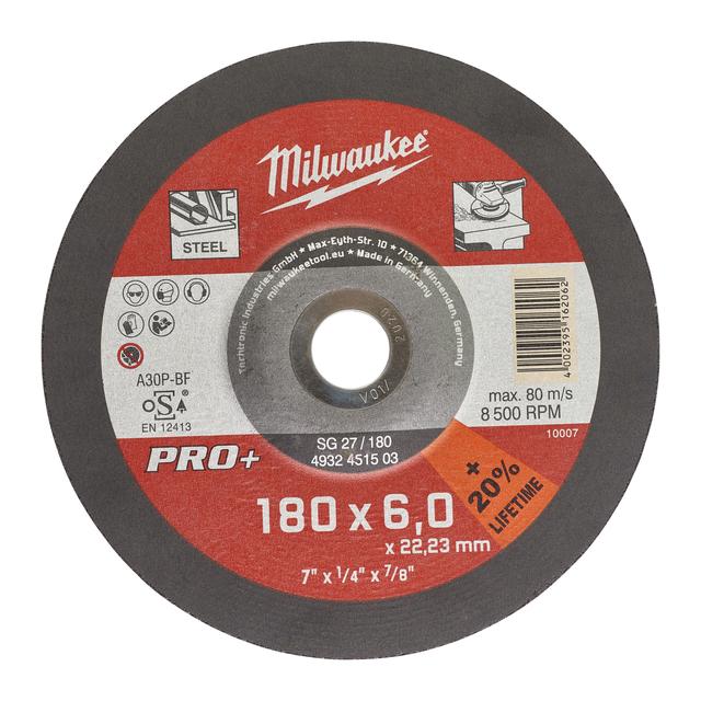 SCHRUPPSCHEIBE 180X6 MM PRO+ 1 PCS Produktbild img1 L