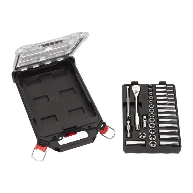 3/8" RATSCHEN-STECKSCHL.SATZ PACK 32 PC Produktbild img4 L