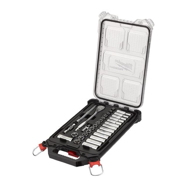3/8" RATSCHEN-STECKSCHL.SATZ PACK 32 PC Produktbild img3 L