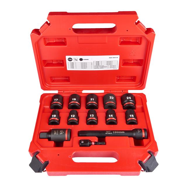 SCHLAGNUSS-SET 1/2"KURZ(13TLG.)SHOCKWAVE Produktbild img1 L