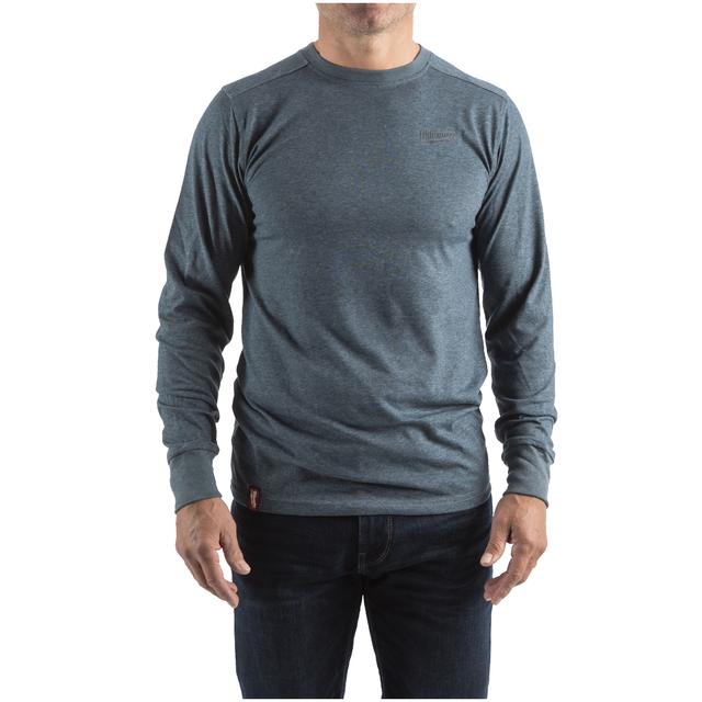 HTLSBLU-XL HYBRID-SHIRT LANG BLAU Produktbild img3 L