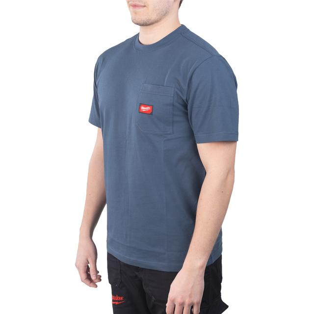 WTSSBLU-XXL ARBEITS-T-SHIRT BLAU Produktbild img2 L