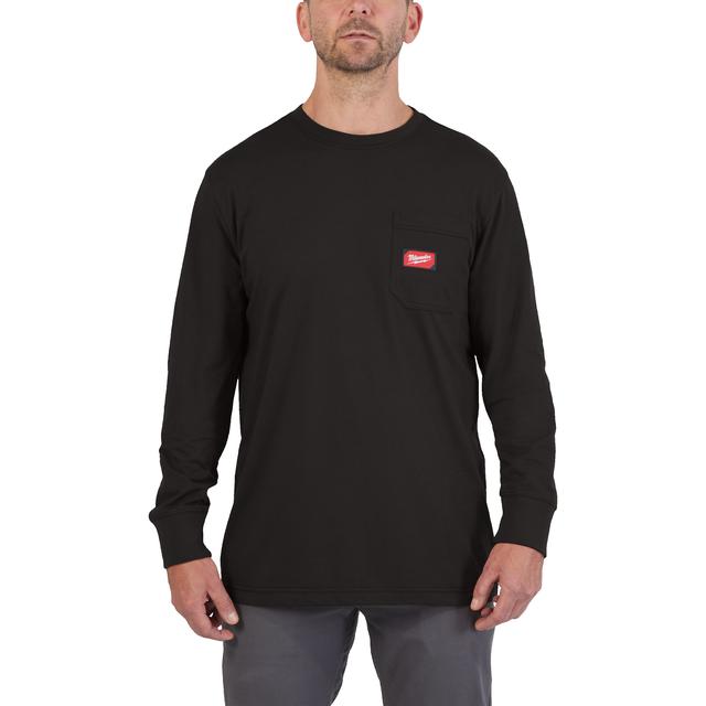 WTLSBL-XXL ARBEITS-SHIRT LANG SCHWARZ Produktbild img1 L