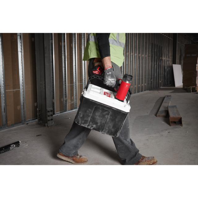 ISOLIERBECHER MIT GRIFF&nbsp; 532 ML ROT Produktbild img4 L