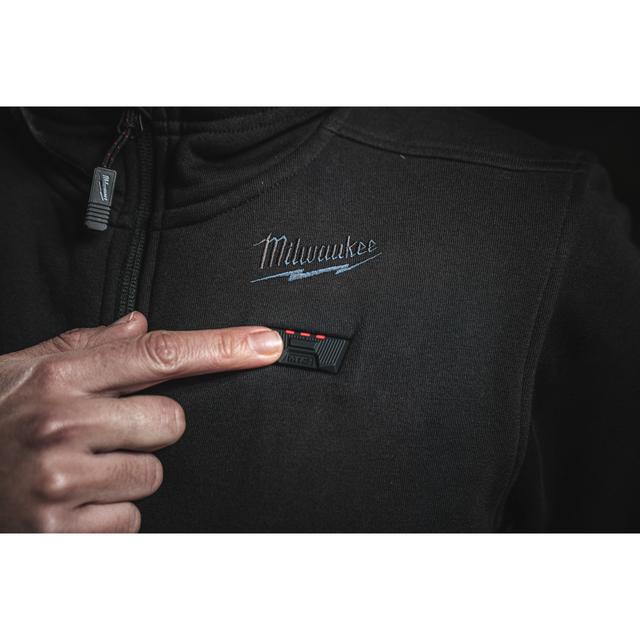 M12HPVBL3-0(L) HEATED VEST BLACK Produktbild img2 L