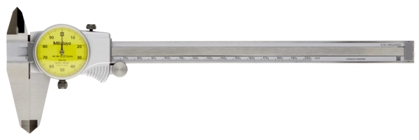 Uhren-Messschieber, 0-200mm, 0,01mm, 1mm/U, Metrisch, Nr. 505-733 Produktbild img1 L